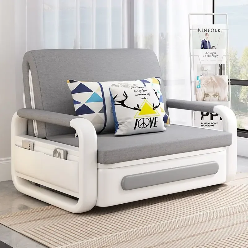 Sofa bed integrated dual-purpose foldable dual-purpose multi-functional balcony new telescopic