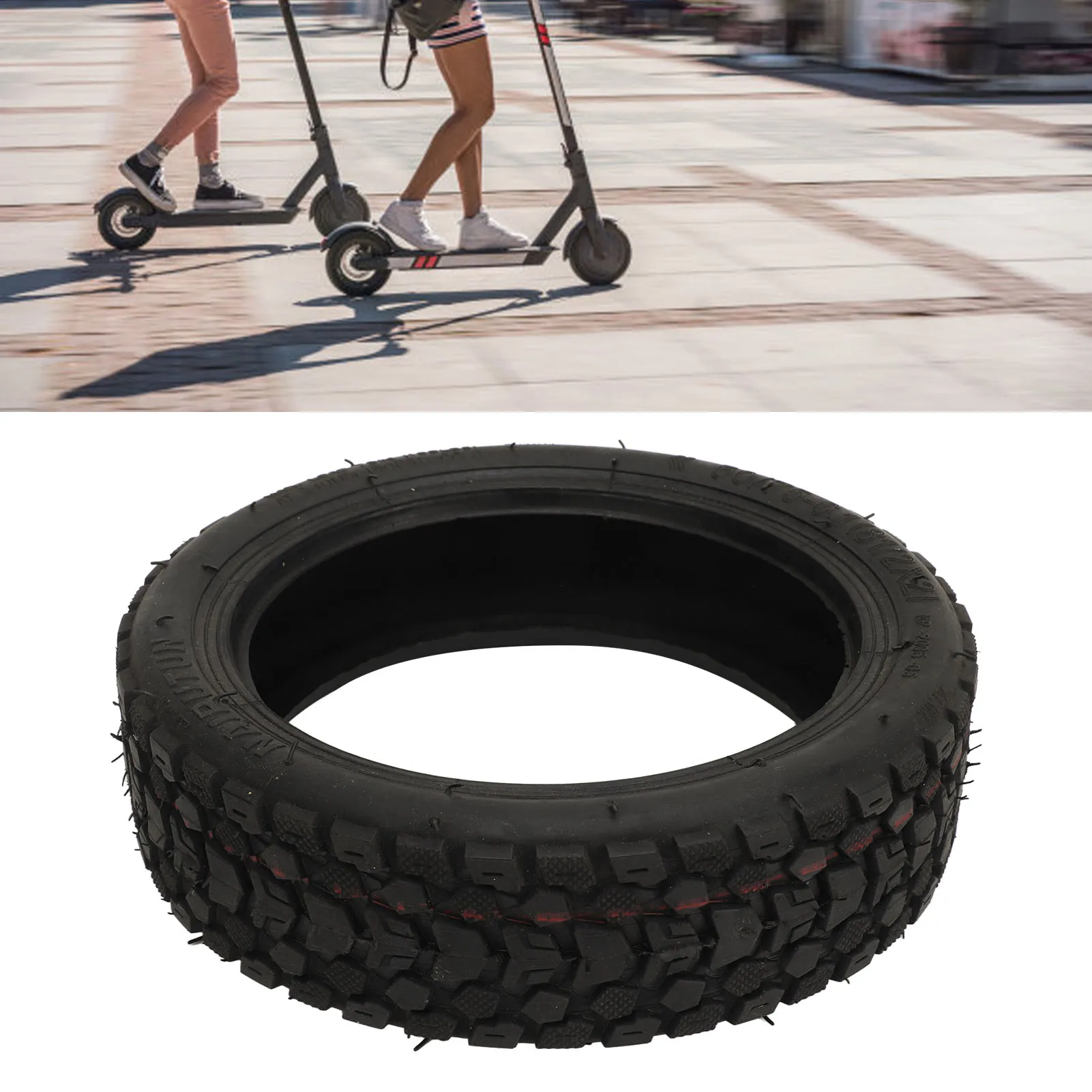 

50/75‑6.1 8 1/2x2 8.5IN Шина для электросамоката, вакуумная шина для самоката, простая установка, износостойкая резиновая шина, идеальная замена