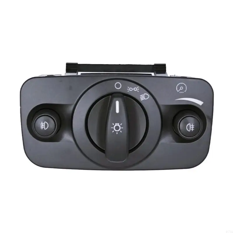 Vehicle Headlight Control Switches Panel, Turning Light Selector with Fog Lamp Buttons and Brightness Adjuster, D7YA