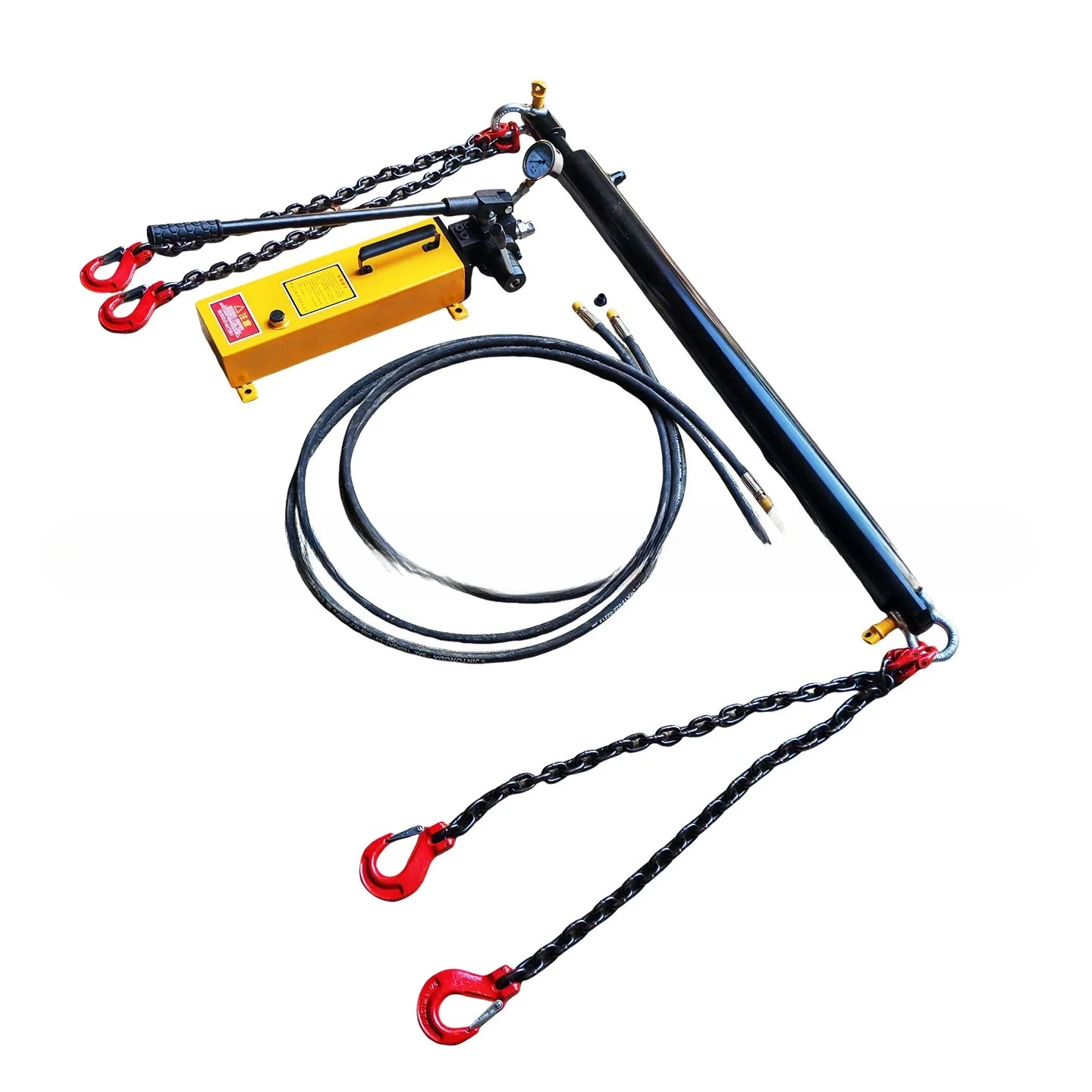 Mine scraper conveyor chain tensioner YJLQ-1-10T scraper chain tensioning, manual hydraulic tightening