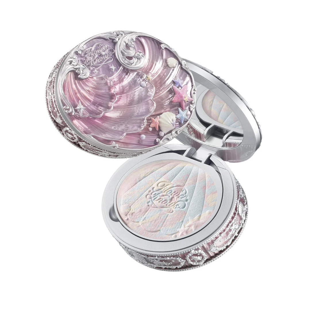 

Flower Knows Shell's Jewel Baked Setting Powder Matte Oil Control Lightweight Face Makeup Long Lasting Blurring Finish KBeauty