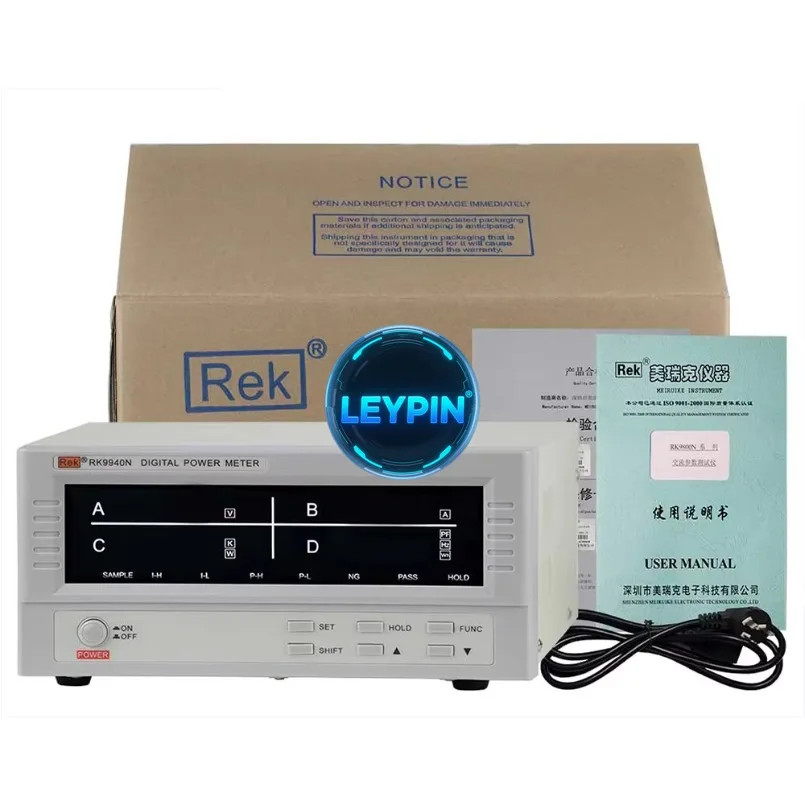 Rek RK9940N AC Digital Power Meter 600V 40A 24KW Digital Wattmeter Power Energy Meter Ytdi