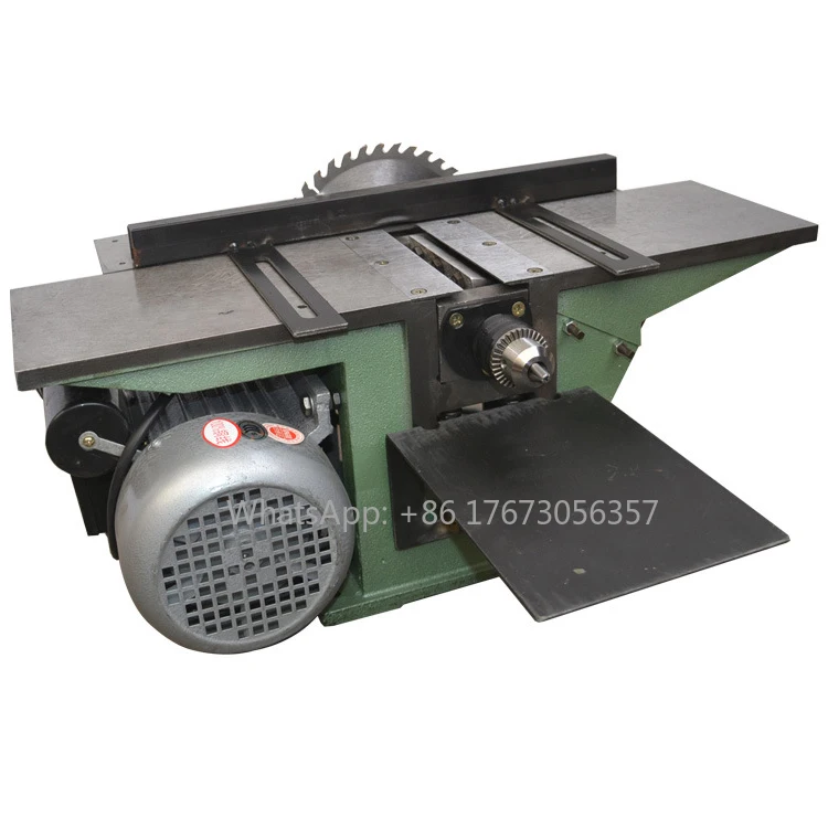 Multifunctional Table Planer Drilling Table Saw In One Machine 120mm Woodworking Combined Planer