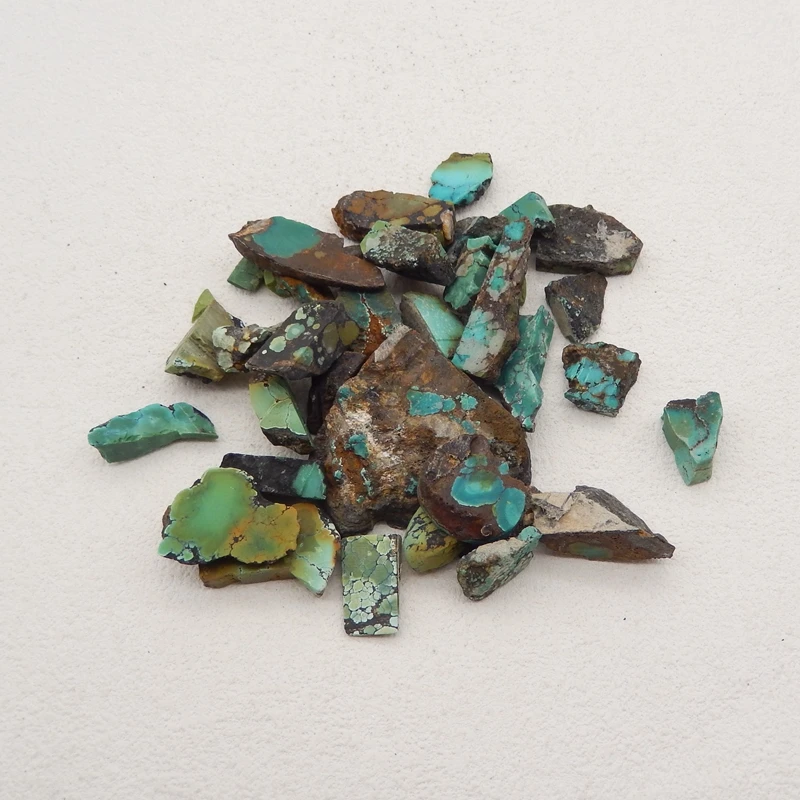 Beautiful Nugget (Rough Sides) Natural Turquoise Raw Material Loose Stone,Turquoise Gemstone Design,Turquoise Wholesale,81g