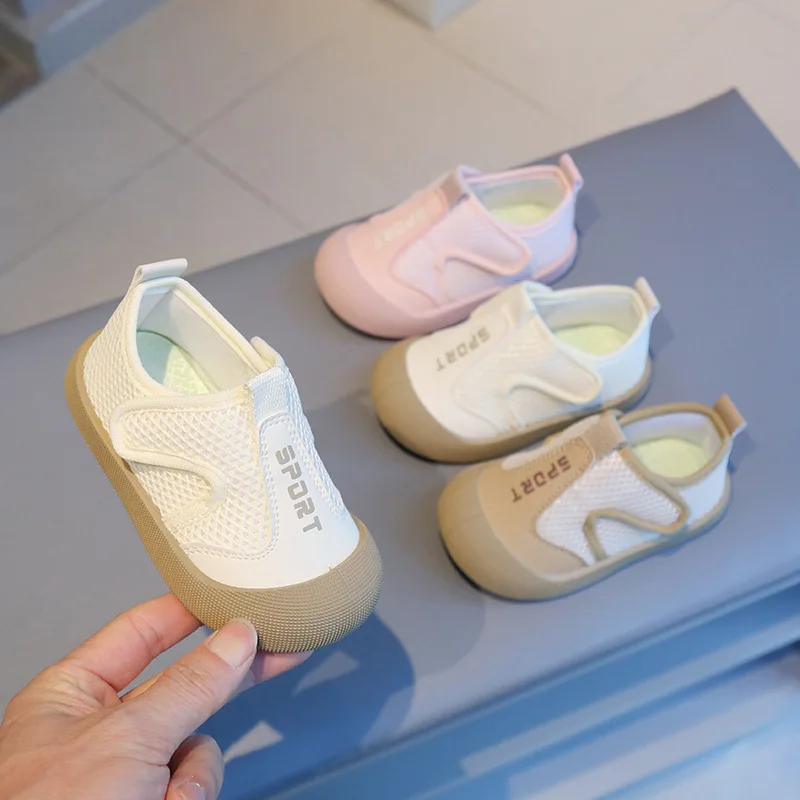 2026 Baby Boys Girls Summer Breathable Soft Bottom Casual Shoes through the Mesh Non-slip Wear-resistant Toddler Shoes