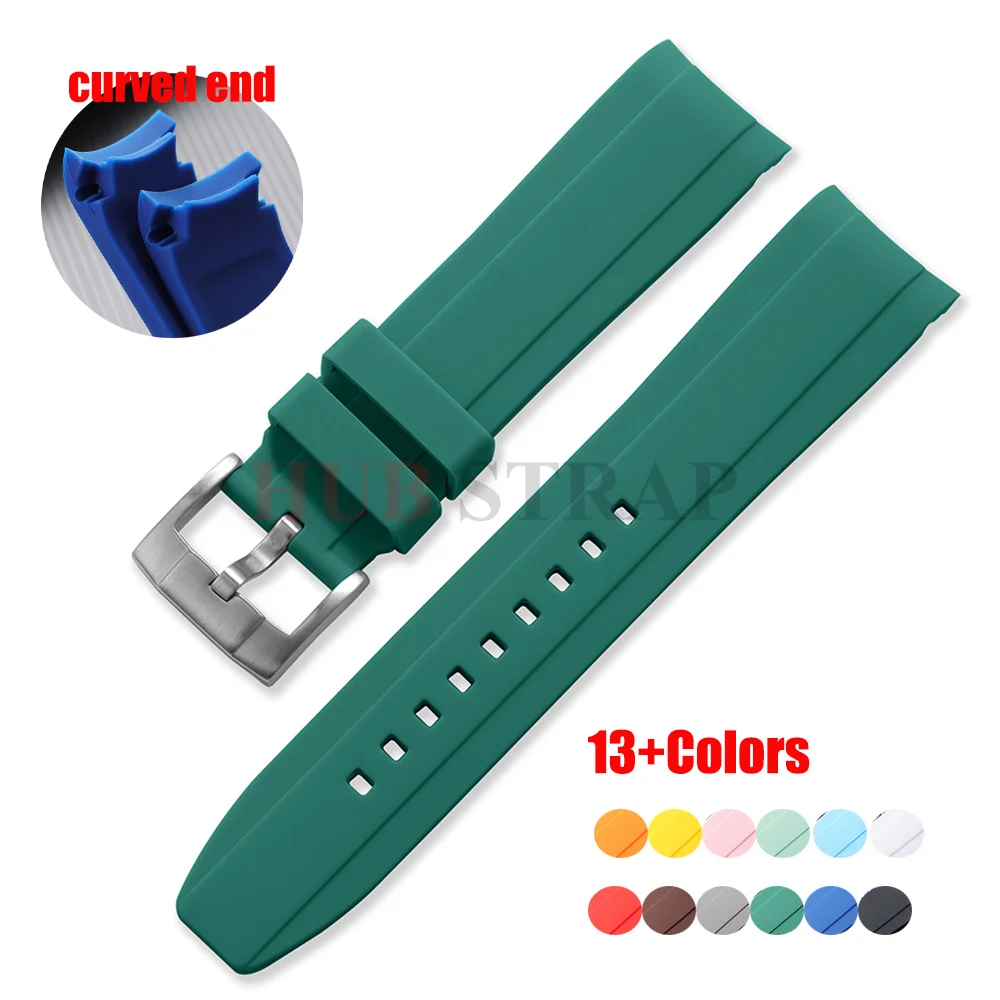 

Универсальный силиконовый ремешок высокого качества 20 мм 22 мм для Omega и Swatch с изогнутым концом, водонепроницаемый спортивный браслет для деловых часов