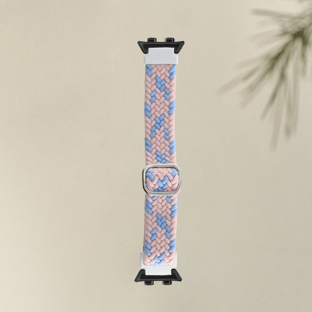 

Return Braided Slide Buckle Strap For Honor Band 9 Quick Release Hard-wearing Nylon Adjustable Sport Smartwatch Band Men Women