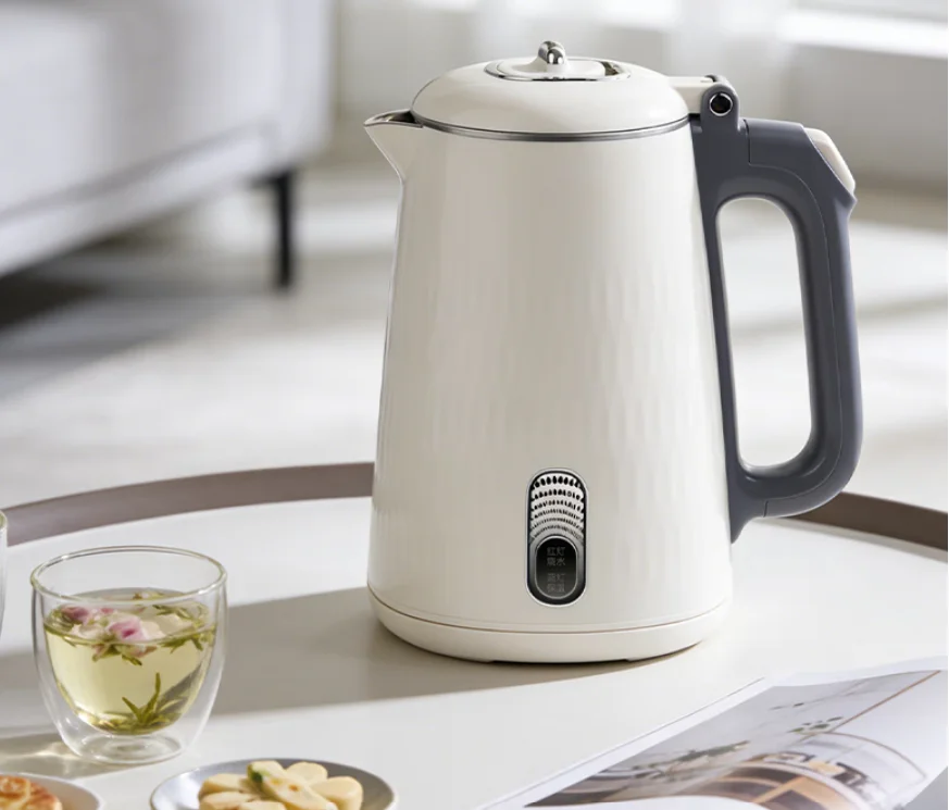 AUX electric kettle fully automatic insulation double-layer kettle 304 stainless steel 1.8L tea pot 230V
