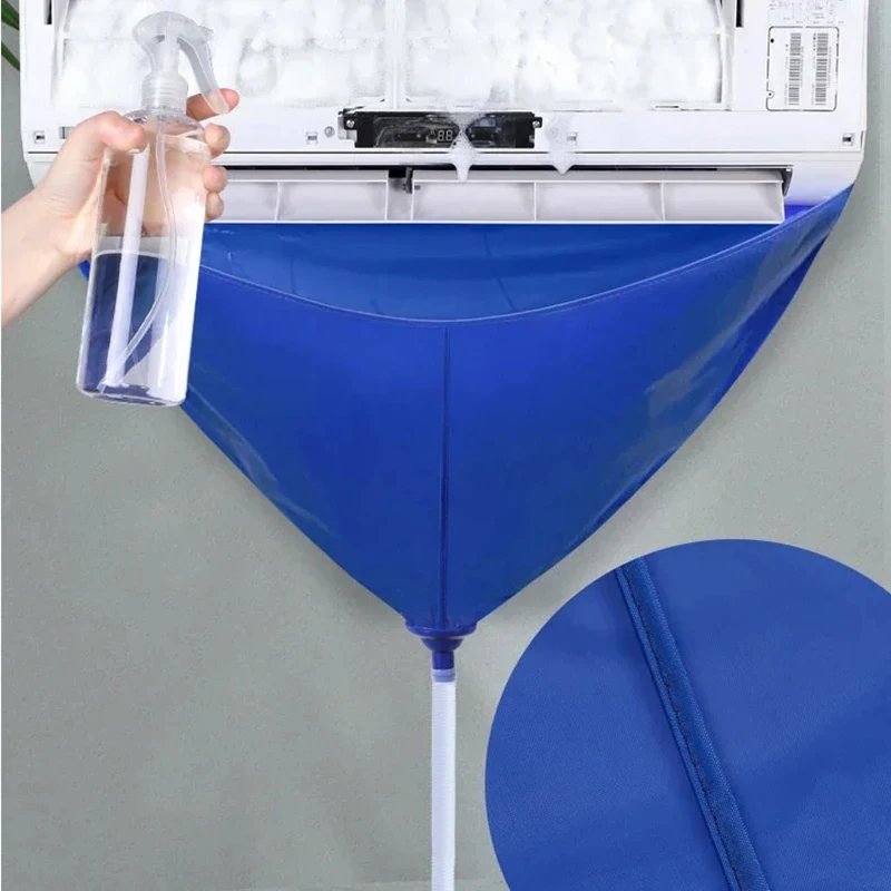 1-6ps Summer Ac Cleaning Kit Air Conditioner Bag with Drain Pipe Cleaner Waterproof Conditioning Washing Set Aircon Tools view 4
