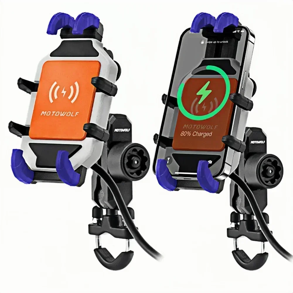 Motorcycle Mobile Phone Navigation Bracket Shockproof Electric Car Modified Handle Waterproof Mobile Phone Bracket