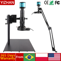 YIZHAN 4K 48MP Digital Microscope For Electronics C-mount USB HDMI Microscope Camera With Sony imx327 Senor 130x 150x 180x Lens