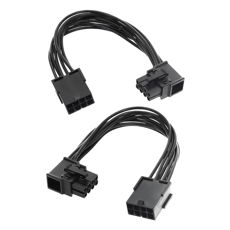 

Видеокарта 8-контактный кабель модулей питания 8-контактный разъем «мама» на 8-контактный разъем «папа» 90-градусный коленчатый