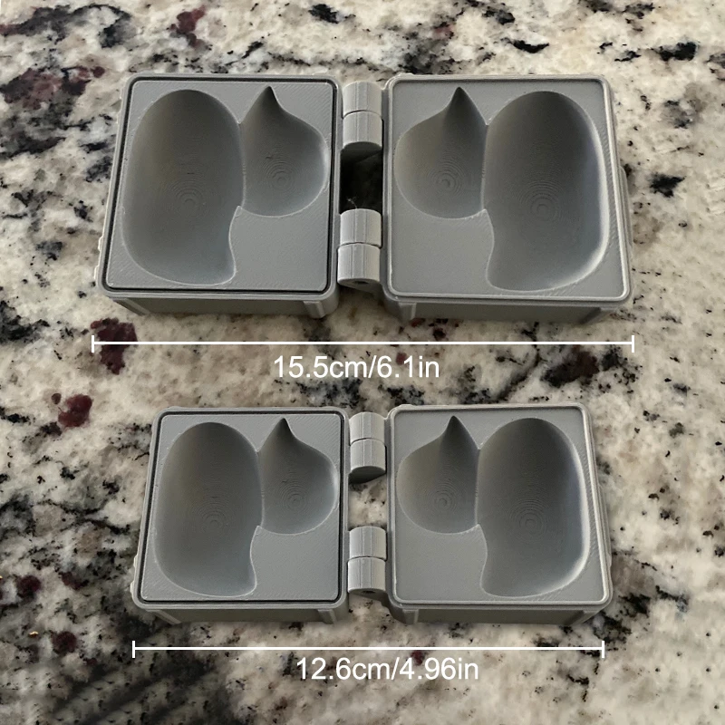 Máquina para hacer moldes de patos de nieve, juegos de juguetes con bolas de nieve, lanzador de bolas de nieve con forma de pato, juego de lucha de bolas de nieve para invierno al aire libre, esquí, deslizamiento