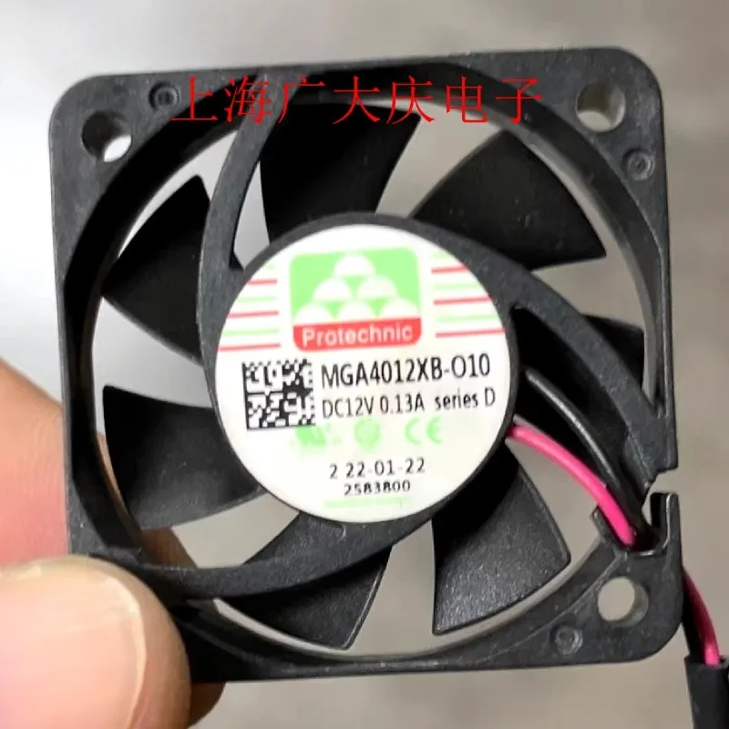 for MAGIC MGA4012XB-O10 DC 12V 0.13A 2-Wire Cooling Fan 40x40x10mm