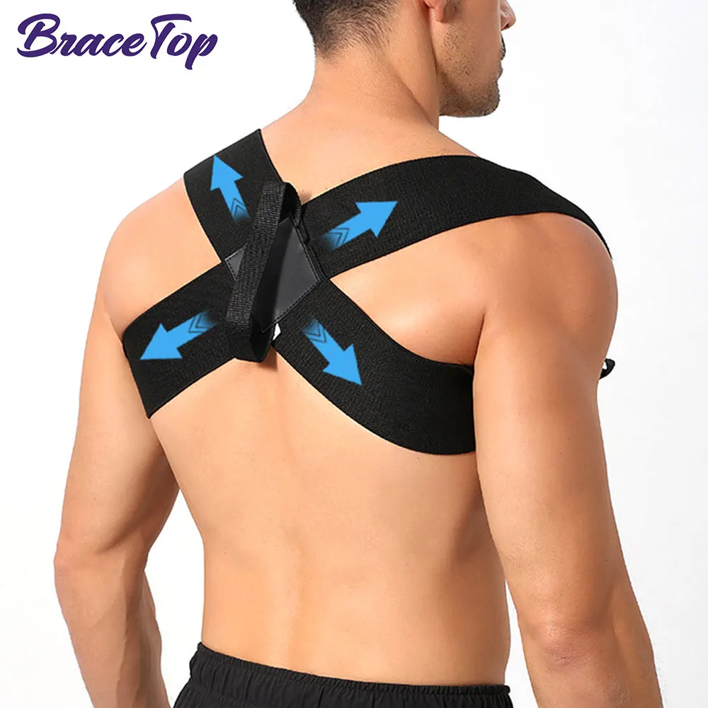 Bench Press Shoulder Training Belt Push Chest Straight Back Correction Belt Open Shoulder Training Aid Belt Posture Corrector