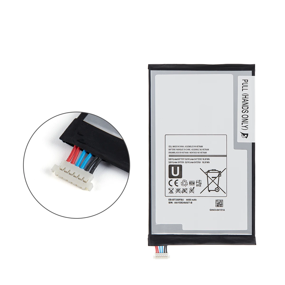 Batería de EB-BT330FBU de 4450mAh para Samsung Galaxy Tab 4, 8,0, T330, T331, T335, EB-BT330FBE, SM-T330, T337, herramientas nuevas