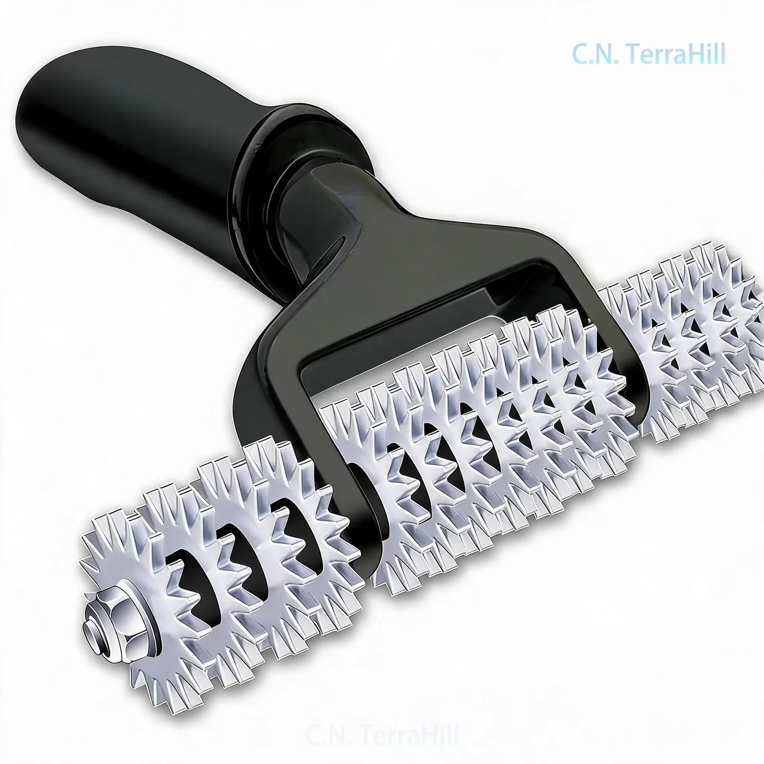 Carpet Seam Roller 5 Inch Flooring Tool with Serrated Wheel for Carpet Installation, JN100-01