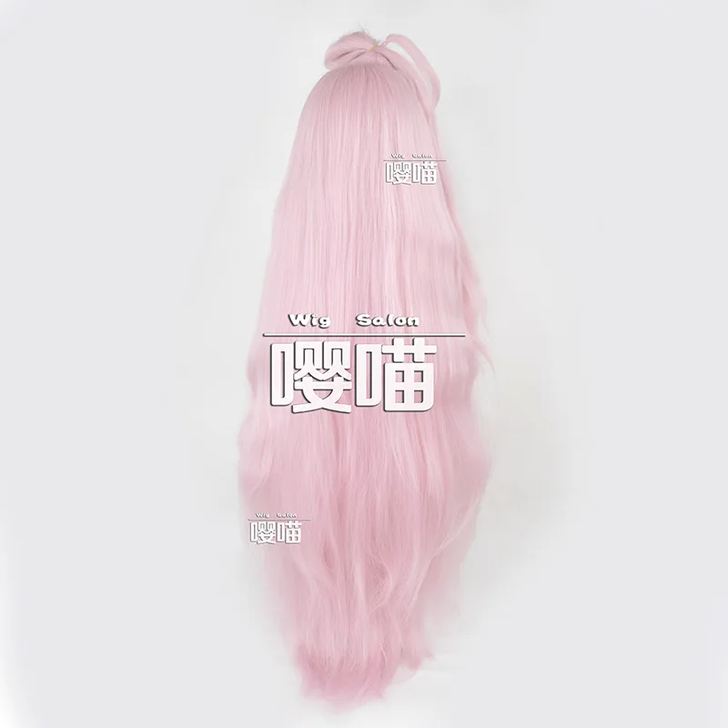 Perruque de cosplay Aino du jeu Genshin Impact, cheveux longs roses, Clink-Clank Krumkake Craftshop, accessoire de fête d'Halloween et de carnaval pour femmes et filles