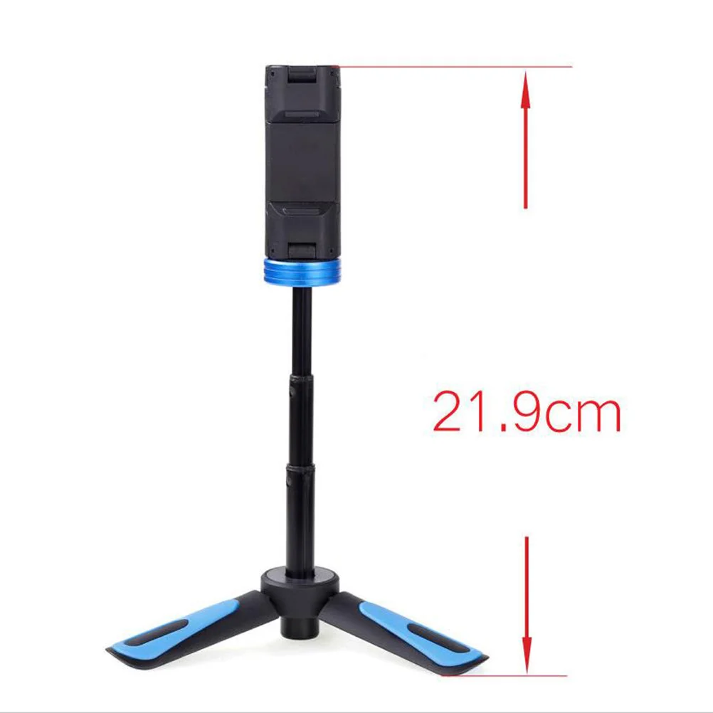 

Universal Phone Tripod Portable Strong Durable ABS Material Compact 360 Degree Rotation Adjustable Phone Stand Holder Mobile