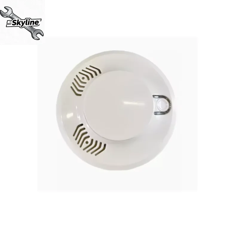 220V Smoke Alarm with NO/NC Dry Contact, Wired Relay Output Smoke Sensor for Fire Detection