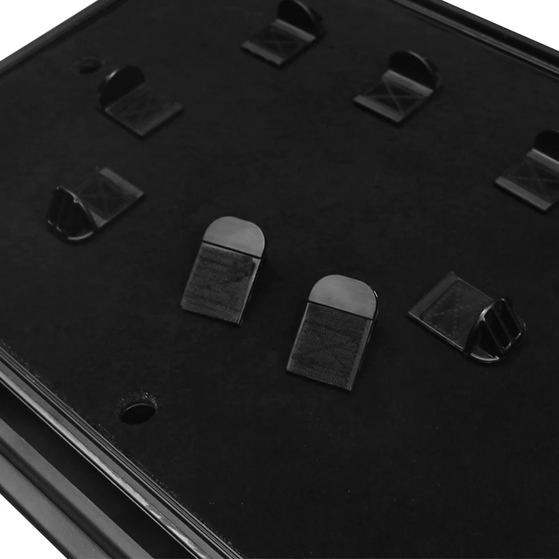 Customized Manufacturer U2 4U 6U 8U Audio PE PP Plastic Road Rack Case with Heavy-Duty Tour Cable Trunk Flight Case