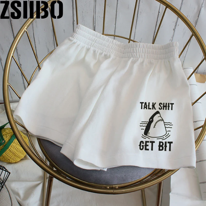 Summer Y2K Clothing Women's Shorts High Waist Star Fun Leg summer new style women's animated pet Harajuku Fashion Sports