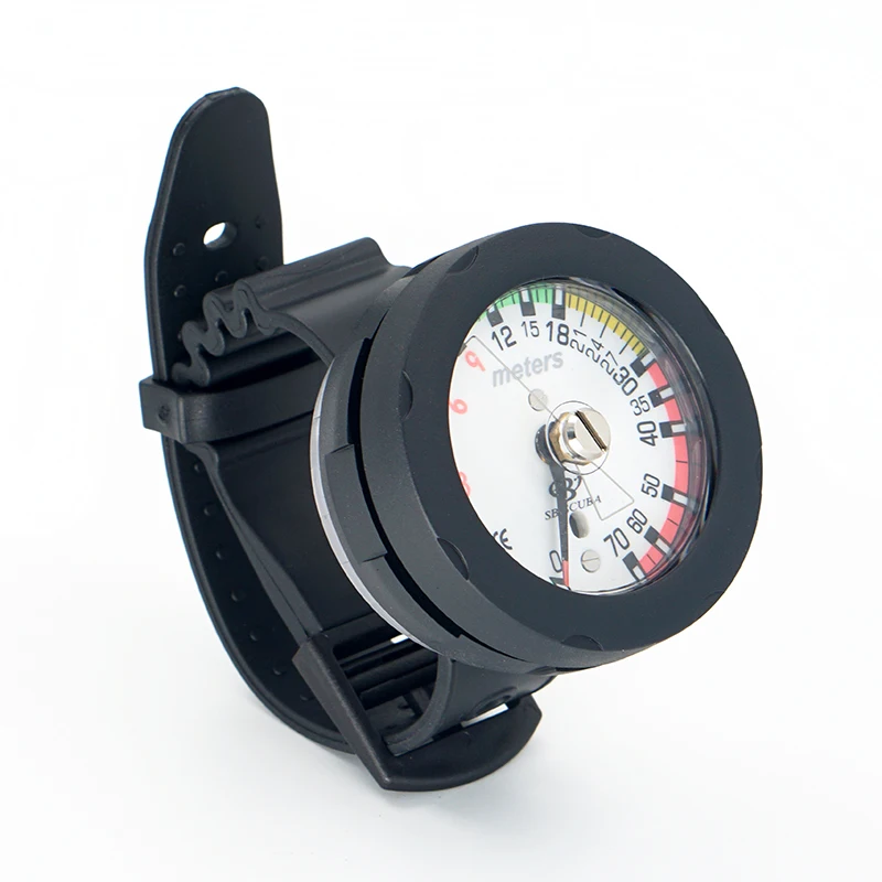 SB-SCUBA Diving Wrist Depth Gauge 70m Depth Meter Taiwan Origin Hand-held Instrument With Luminous Precision Genuine