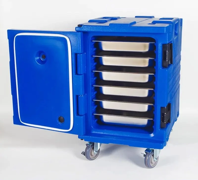 90L food incubator meal delivery turnover refrigerator fast food takeaway box with wheels ice cream incubator - Detail 1