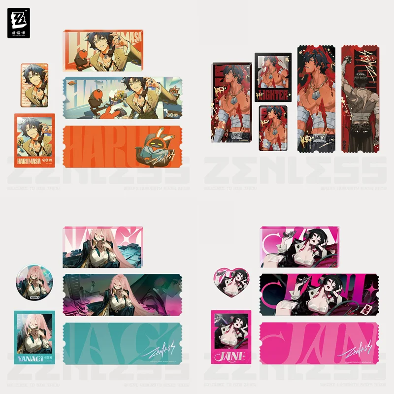

Presale Sunsyea Zenless Zone Zero Official Merch miHoYo Original TPYX Series Acrylic Ornament Tickets Badge Lighter Jane Yanagi