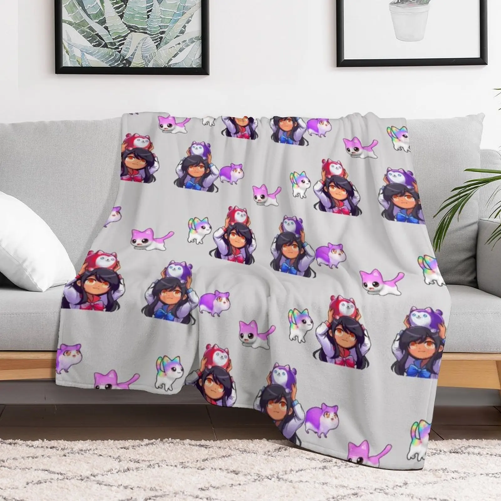 aphmau pack Throw Blanket