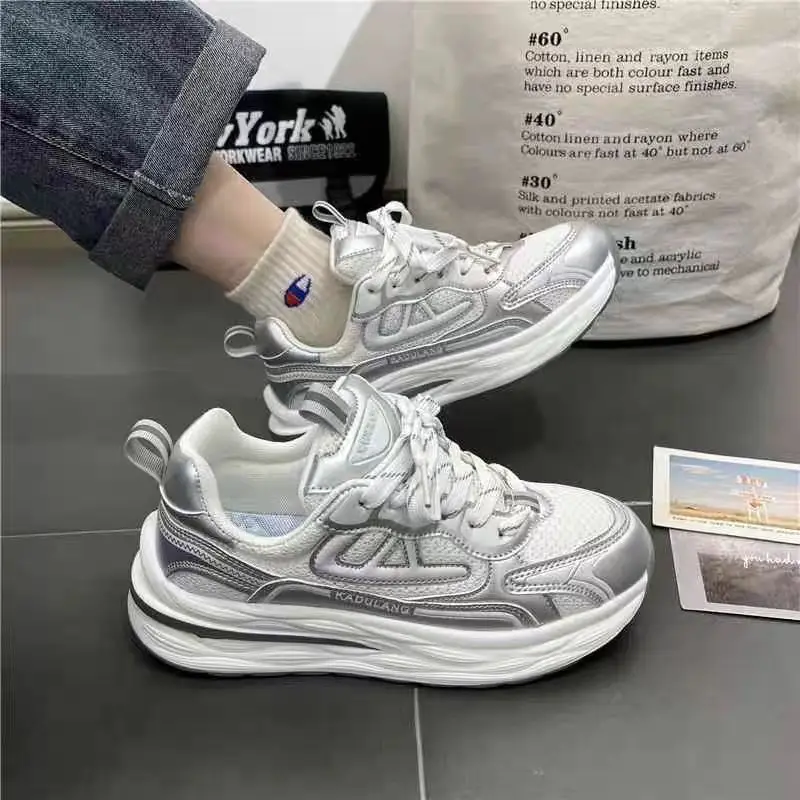 

Мужские дышащие повседневные спортивные кроссовки Me Running oes, удобные повседневные спортивные кроссовки Thi Bot, Faionable Dad oes, осень 2021, новая модель