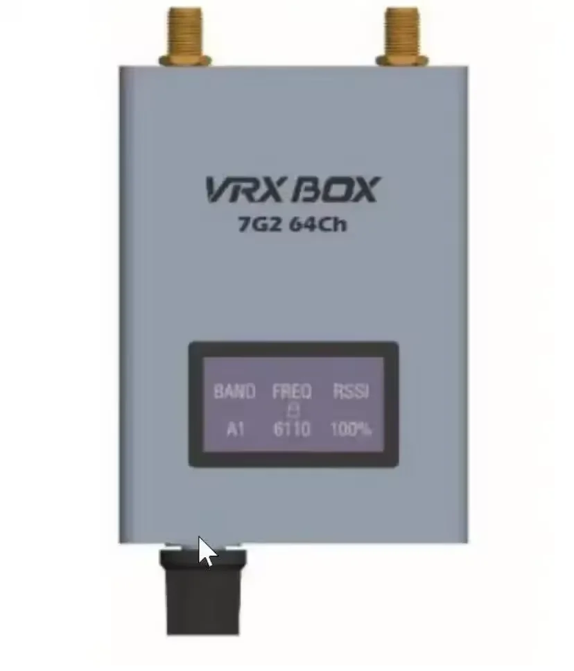 VTX 7.2G 3W (6110MHz-7210MHz) 7.2GHz 5W Long Range FPV Analog Video Transmitter 64CH 7.2G VRX BOX 7.2GHz Video Receiver