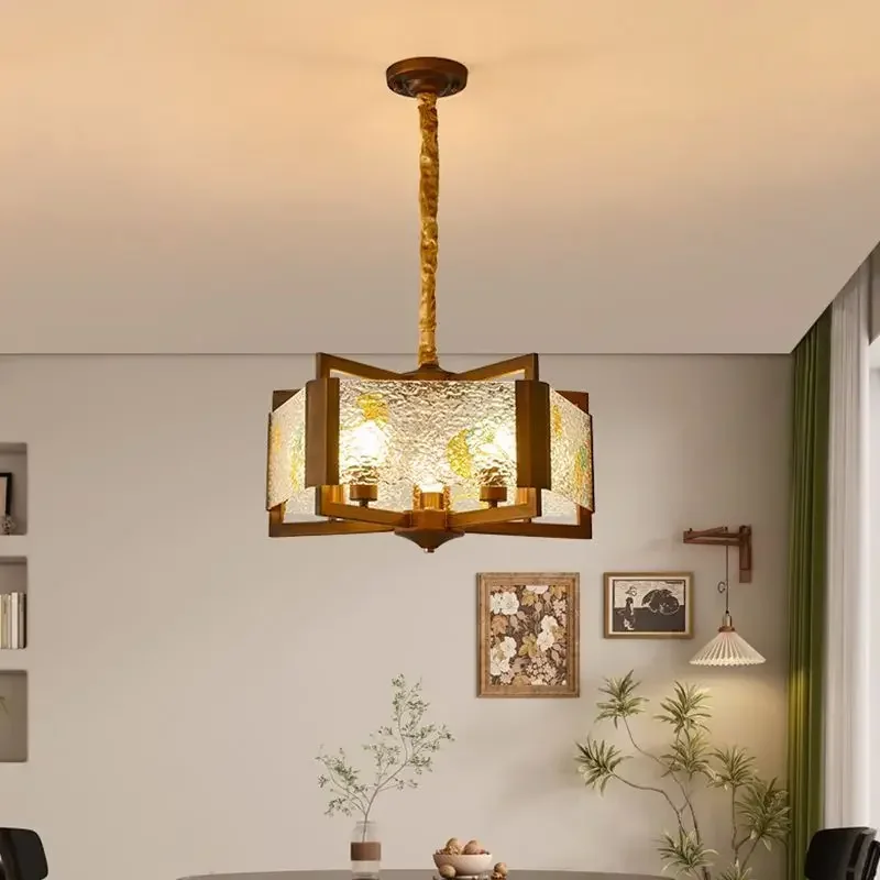 Middle Age Style Hanging Light Retro Bar Pendant Lamp Creative Personalized Art Fixture For Restaurant Bedroom And Living Room