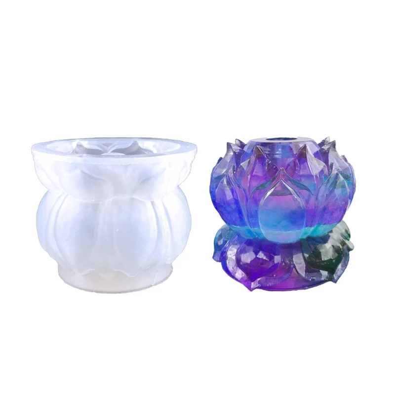 Hydroponic Concrete Silicone Pot Mold Succulent Flowerpot Clay Cement Plaster Molds DIY Home Garden Flower Pots Mold