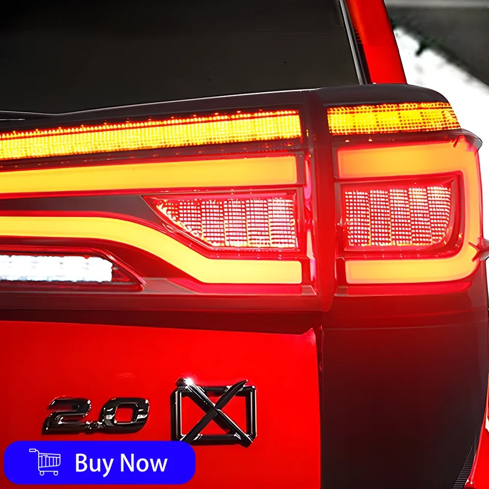 

For Toyota Innova 2016-2020 Car Taillights Assembly LED Auto Back Lamps High Configuration Fog Brake Turn Signal Accessories