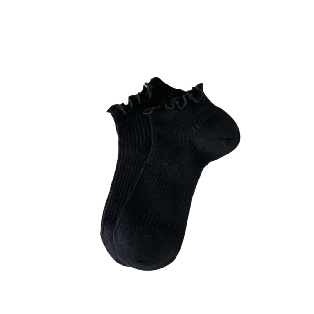 Koreanische Mode Bonbonfarbene Knöchelsocken Rüschen Wadenlange Damensocken Dünne Atmungsaktive Netzstrümpfe Sommersocken