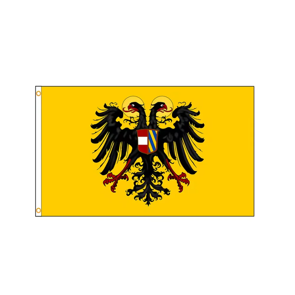Roman Empire Double Headed Eagle Flag Banner 2x3ft 3x5ft Polyester Indoor Outdoor Home Garden Hanging Decor Flag