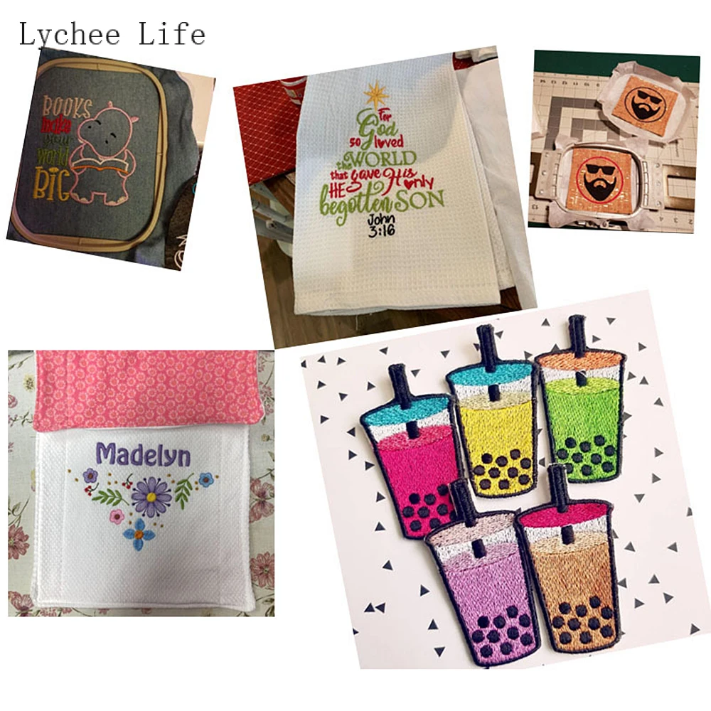 Lychee Life 5 jardów tkanina łącząca żywica podszewka Diy akcesoria do szycia tkanina Patchwork podszewka materiałowa Patchwork rzemiosło