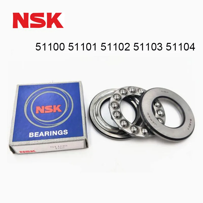 

2/5PCS Japan NSK Flat Thrust Ball Bearing ролик на подшипнике 5100 51101 51102 51103 51104 51105 Flat Thrust Ball Bearings