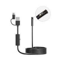 Endoscope Camera Hardwired USB  Android Endoscope 5.5\\7mm Lens 3in1 TYPE-C OTG Micro USB Waterproof Car Inspection 0.01