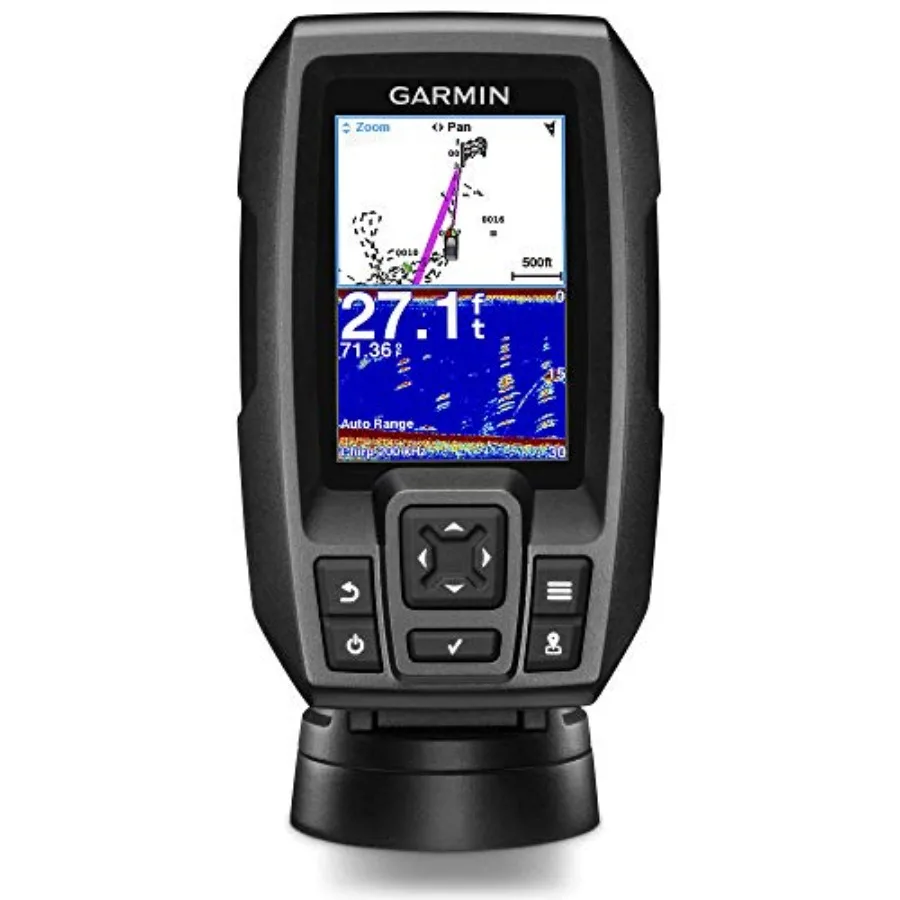 Striker 4 3.5 Chirp Fishfinder GPS 0100155000 مع غطاء حماية لصيد الأسماك البحرية والملاحة بتقنية السونار المتقدمة #4