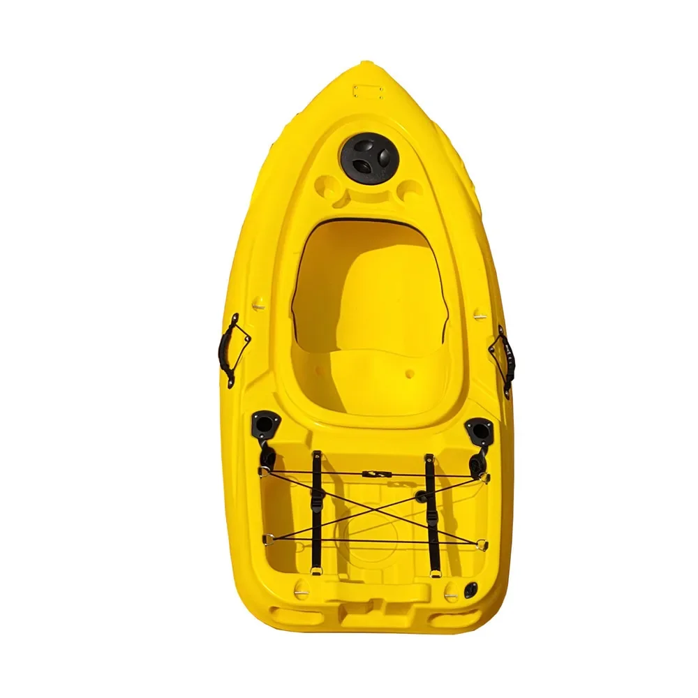 6.5ft 1 Person Kayak Can Install Electric Motor Plastic Single Sit In Fishing Kayak 2.05m