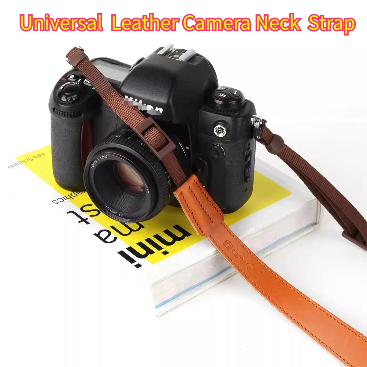 

Универсальный кожаный шейный ремешок ручной работы для зеркальной фотокамеры, микро одинарный ремешок для Leica Sony, плечевой ремень из воловьей кожи, аксессуары для камеры