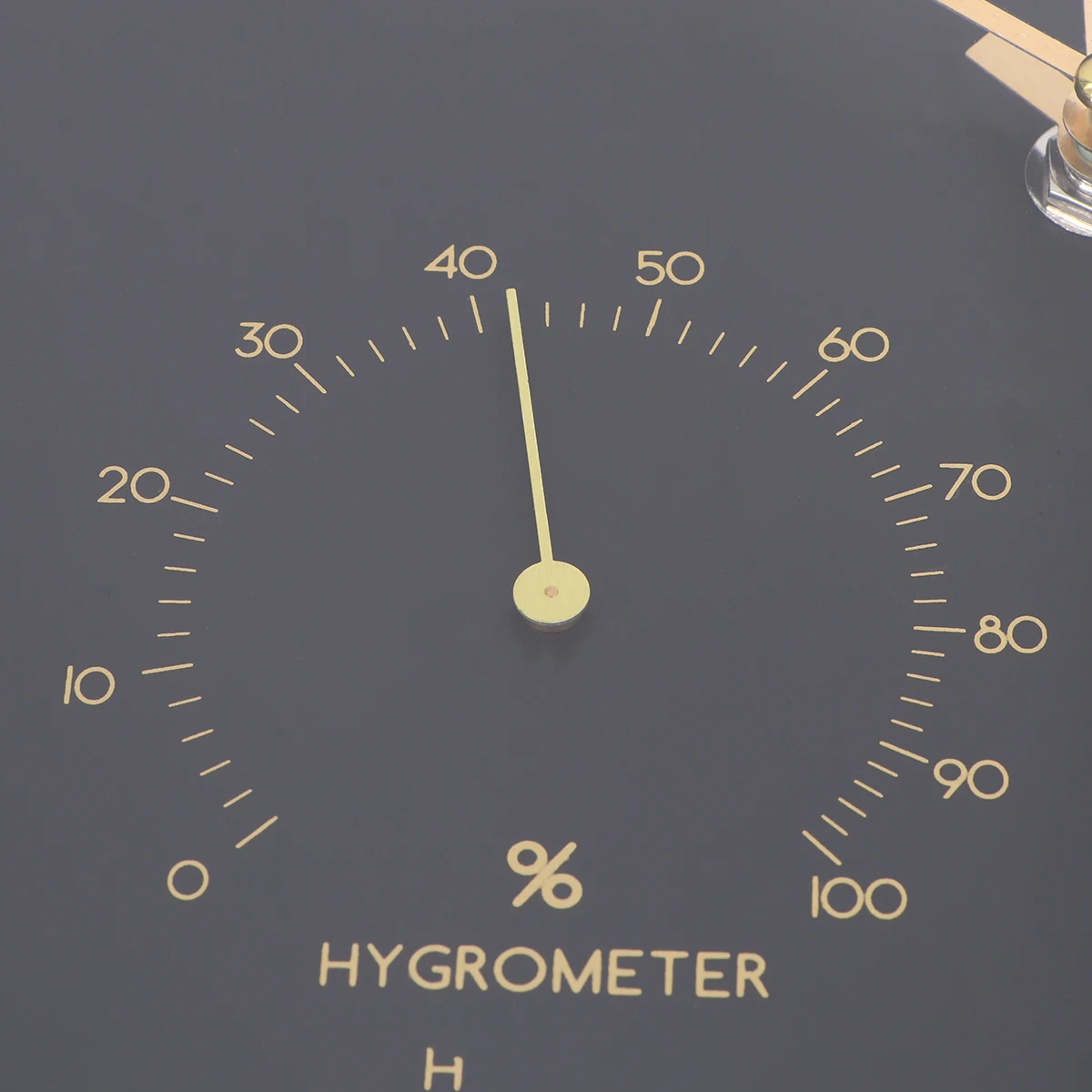 

Wall Clock Thermometer Hygrometer Black Home Decor Silent Sweep Bedroom Kitchen Living Room Temperature Humidity Meter Fashion