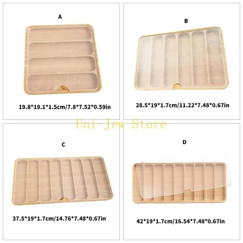 Деревянный органайзер для хранения часов ручной работы, коллекционная коробка с прозрачной крышкой, 40 ГБ