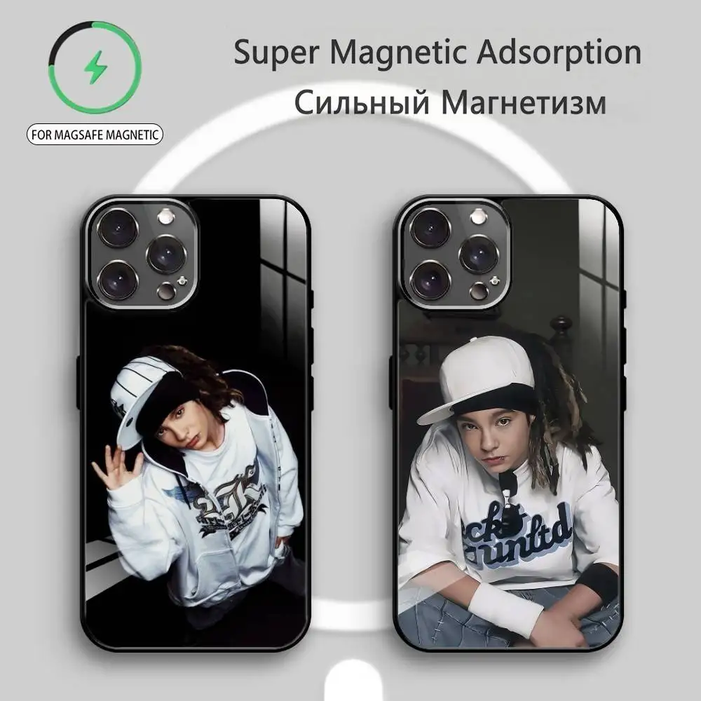 Singer T-Tom K-Kaulitz Phone Case For iPhone17,16,15,14,13,12,11 Plus,Pro Max Magnetic For Magsafe Wireless Charging
