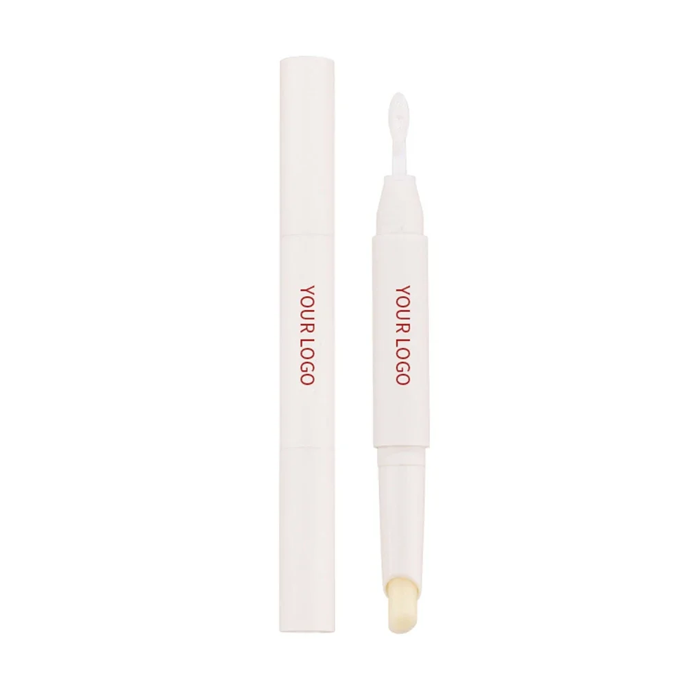 Private Label Eyebrow Wax Custom Logo Waterproof Sweat-proof Double Head Brow Styling Gel Pencil 3D Wild Brow Makeup Wholesale