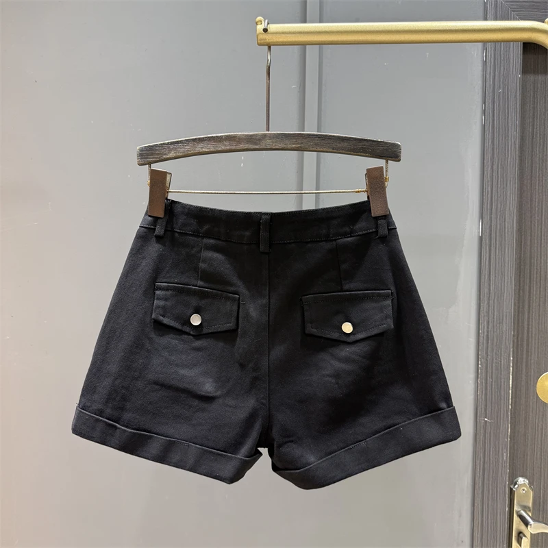 كرة لولبية الرجعية الدنيم بنطال ذو قصة أرجل واسعة للنساء خريف 2025 منتج جديد التخسيس والحار فتاة فضفاضة موضة ألف خط السراويل