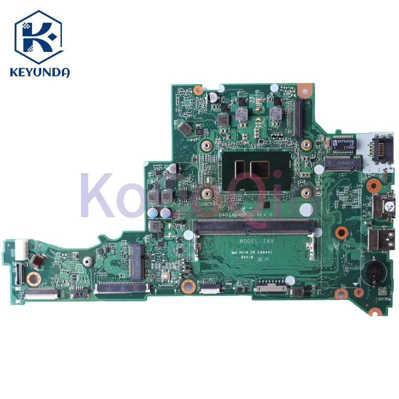 DA0ZAVMB8G0 For ACER Aspire A315-51 Notebook Mainboard NBGNP110087 Core I3-7100U Laptop Motherboard Tested