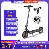iScooter W6 Electric Scooter for Adult 500W Motor 36V 10.5Ah, 25-30km 10\